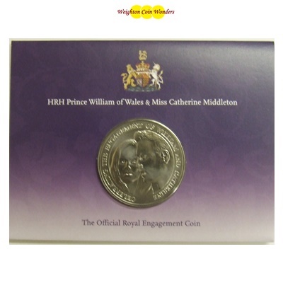 2010 BU 5 Coin (Presentation Card) - Royal Engagement - Click Image to Close